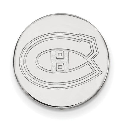 14K Weißgold Nhl Logoart Montreal Canadiens Anstecknadel