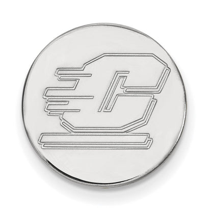 14K Weißgold Logoart Central Michigan University Buchstabe C Anstecknadel