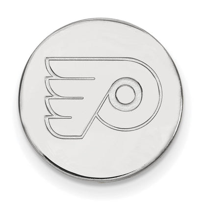 14K Weißgold Nhl Logoart Philadelphia Flyers Anstecknadel