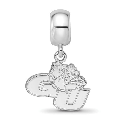 Sterlingsilber Rhodiniert Logoart Gonzaga University Sm Hängend Perle