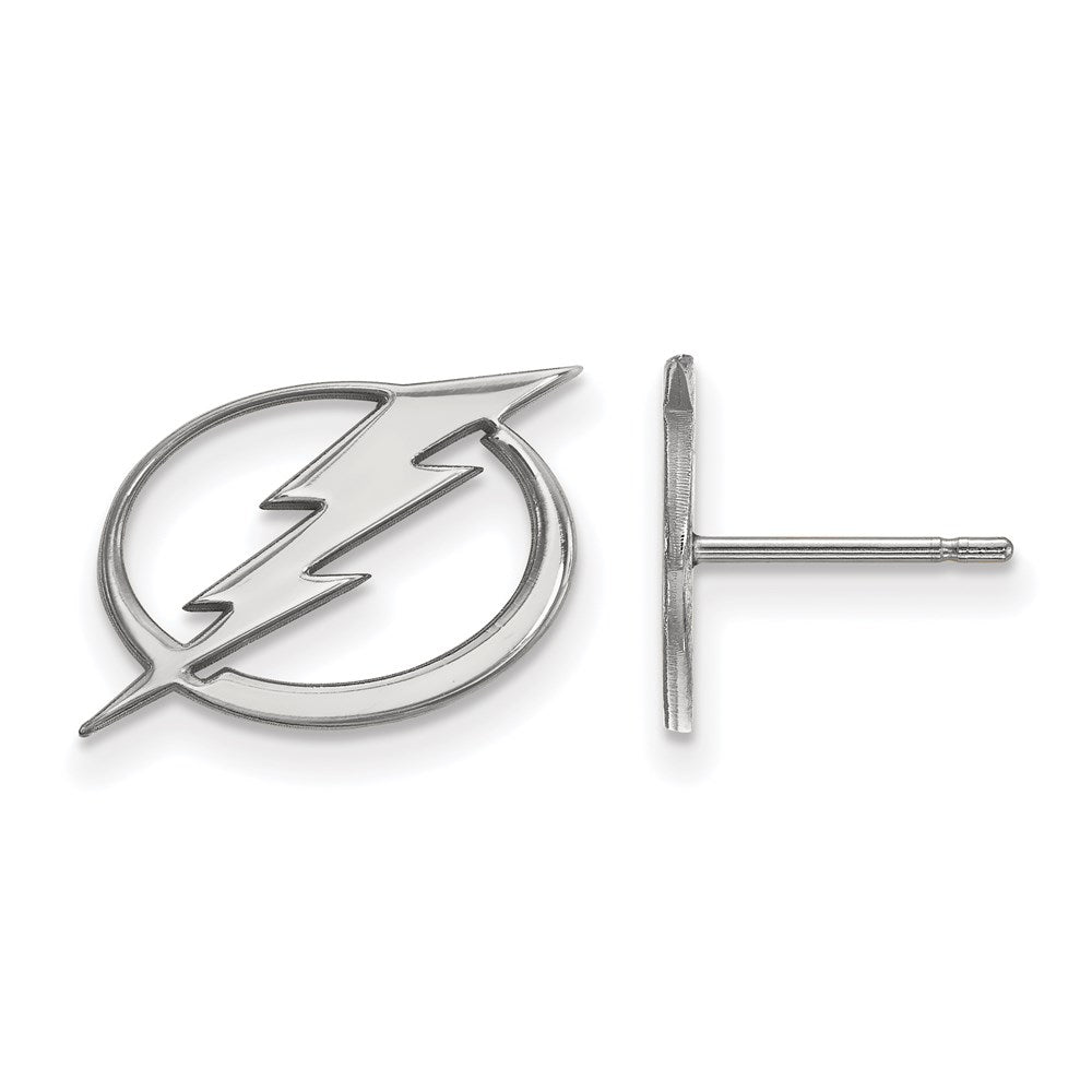 Sterlingsilber Rhodiniert Nhl Logoart Tampa Bay Blitz Klein Ohrstecker