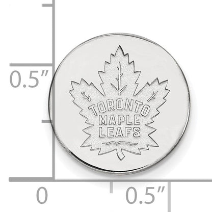 14K Weißgold Nhl Logoart Toronto Maple Leafs Anstecknadel