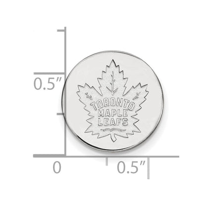 Sterlingsilber Rhodiniert Nhl Logoart Toronto Maple Leafs Anstecknadel
