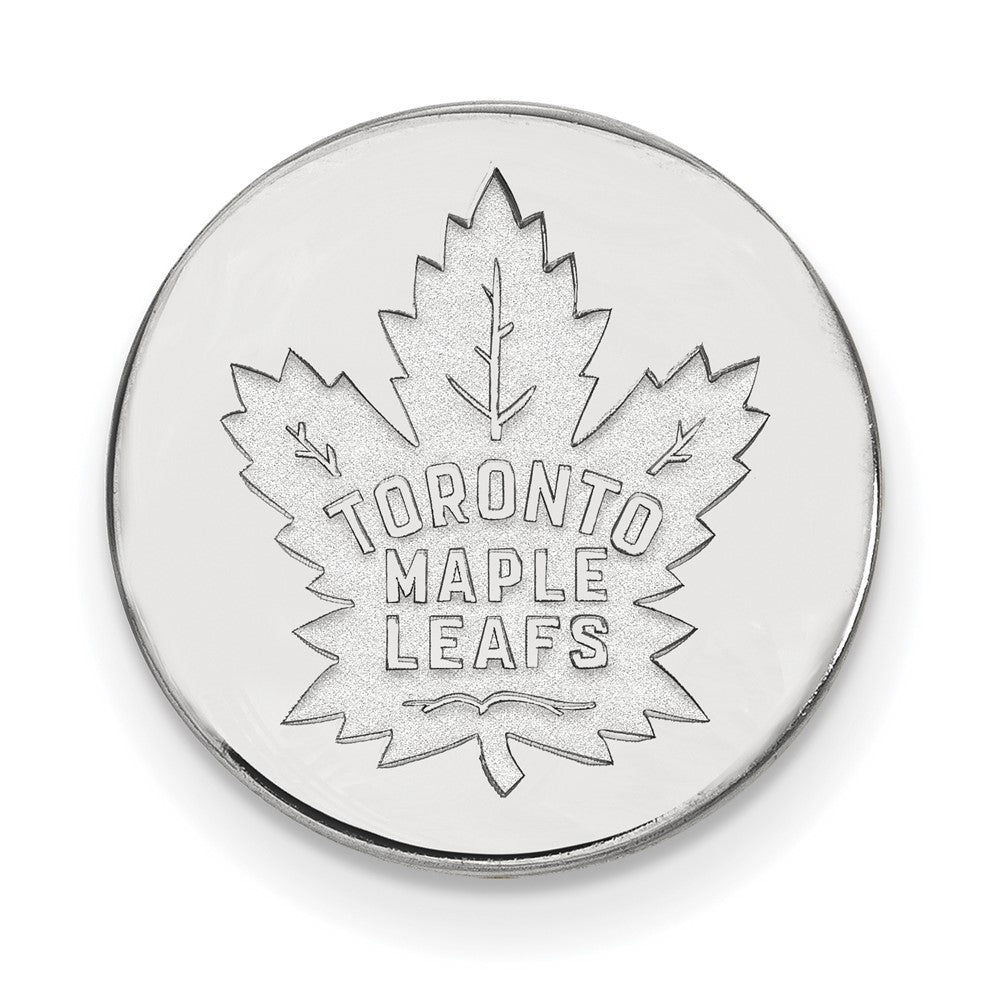 14K Weißgold Nhl Logoart Toronto Maple Leafs Anstecknadel