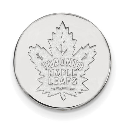 14K Weißgold Nhl Logoart Toronto Maple Leafs Anstecknadel