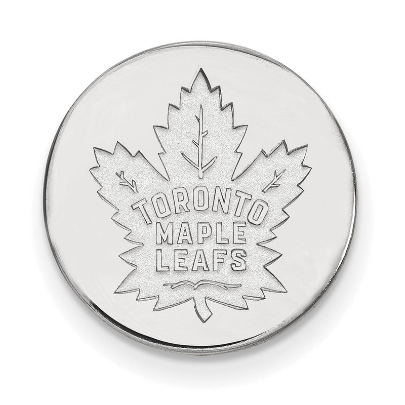 Sterlingsilber Rhodiniert Nhl Logoart Toronto Maple Leafs Anstecknadel