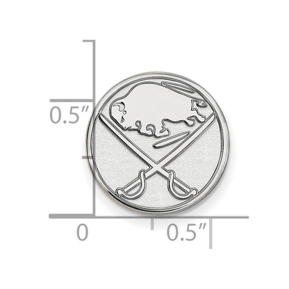 14K Weißgold Nhl Logoart Buffalo Sabres Anstecknadel
