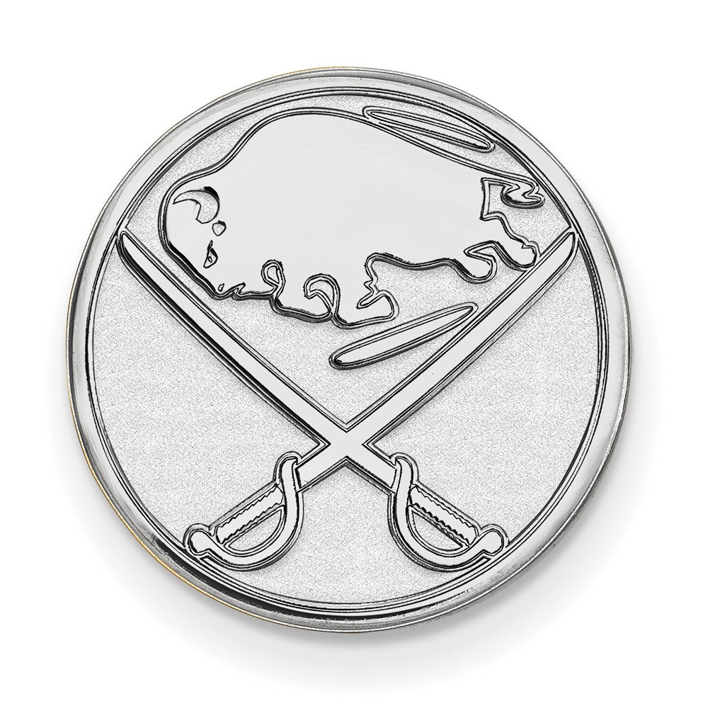 14K Weißgold Nhl Logoart Buffalo Sabres Anstecknadel