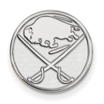 14K Weißgold Nhl Logoart Buffalo Sabres Anstecknadel