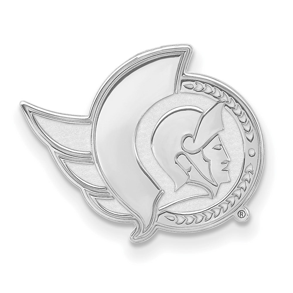 14K Weißgold Nhl Logoart Ottawa Senators Anstecknadel