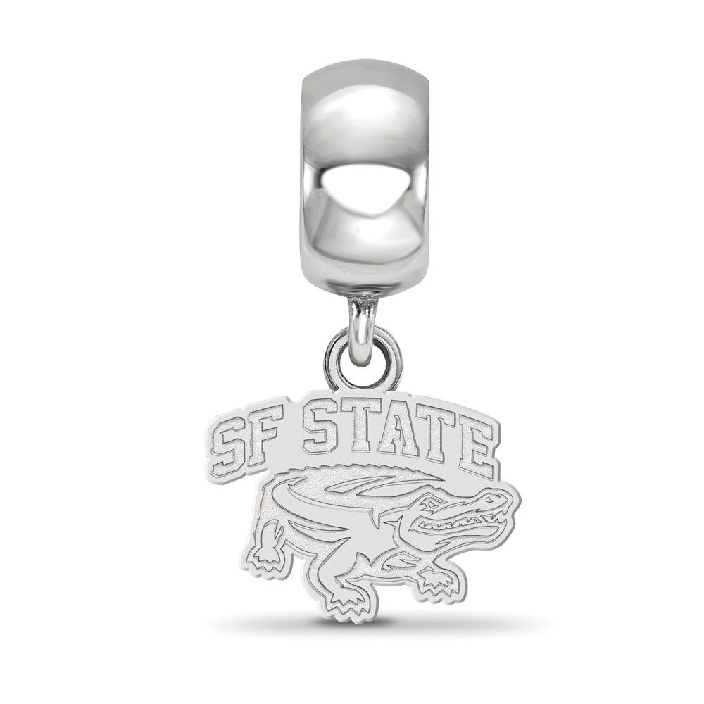 Sterlingsilber Rhodiniert Logoart San Francisco State Universität. Hängend Perle