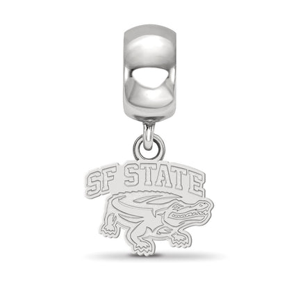 Sterlingsilber Rhodiniert Logoart San Francisco State Universität. Hängend Perle