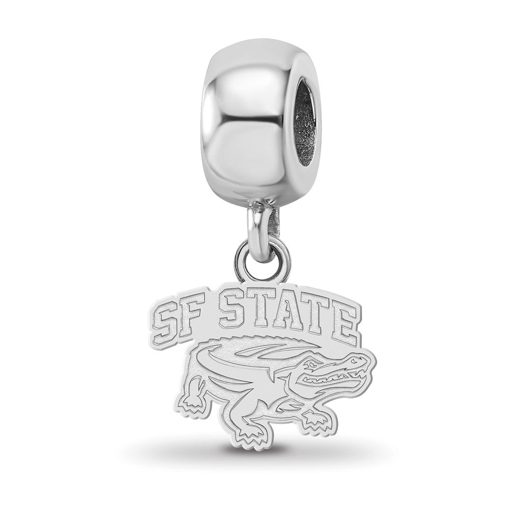 Sterlingsilber Rhodiniert Logoart San Francisco State Universität. Hängend Perle