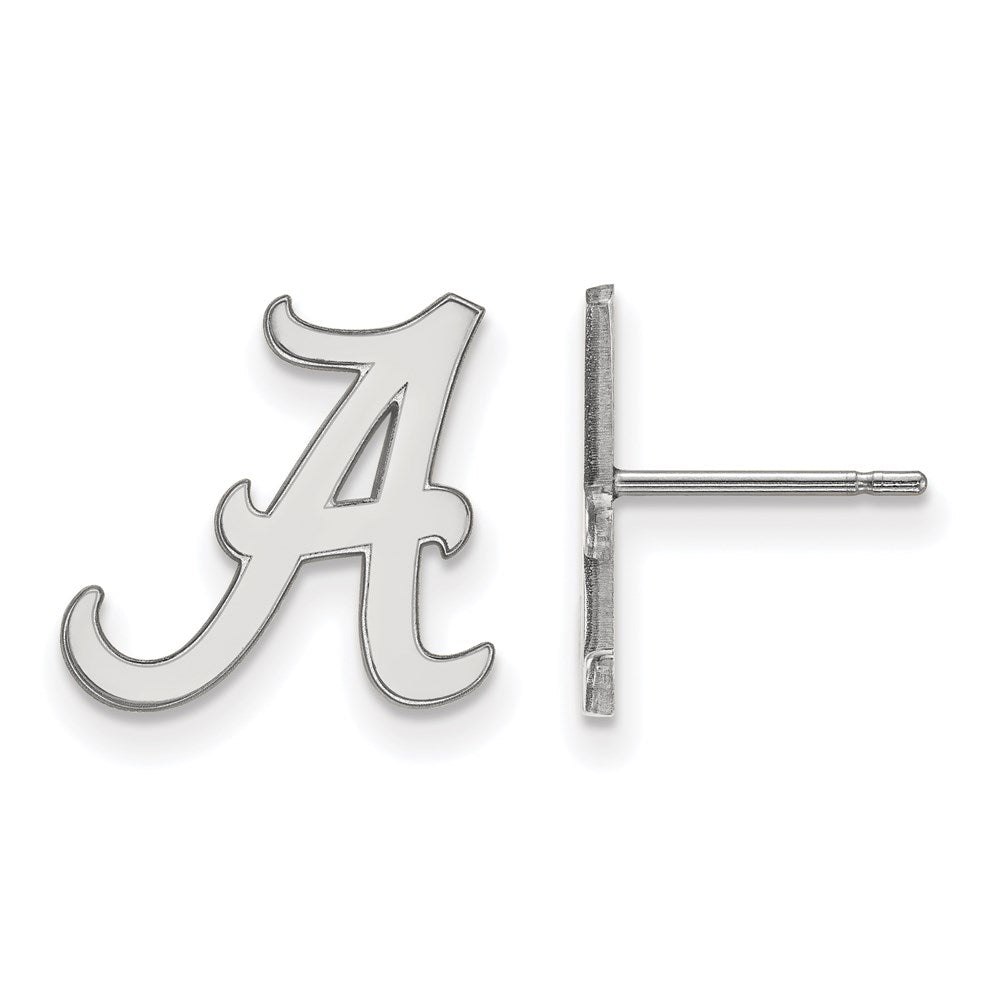 Sterlingsilber Rhodiniert Logoart University Of Alabama Buchstabe A Klein Ohrstecker
