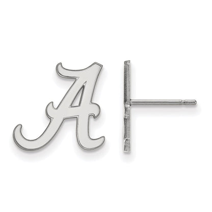 Sterlingsilber Rhodiniert Logoart University Of Alabama Buchstabe A Klein Ohrstecker