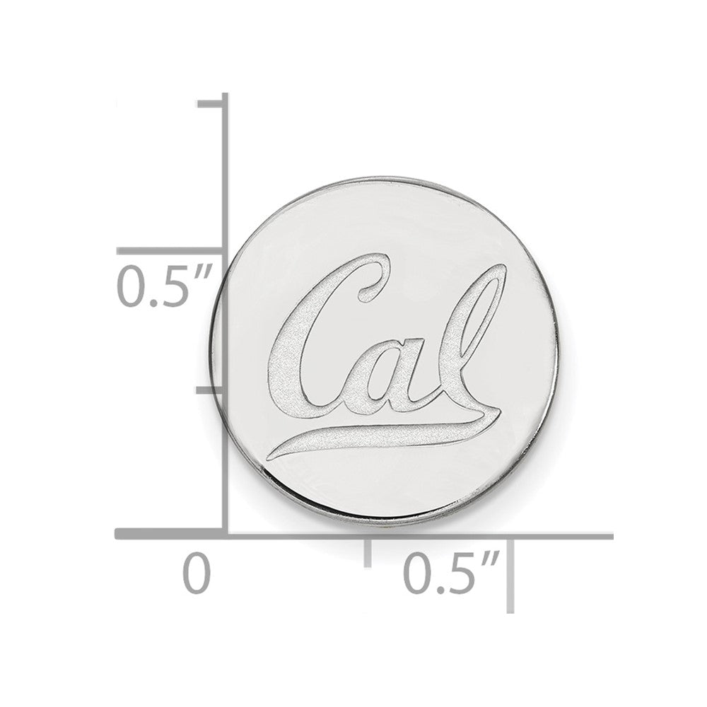 14K Weißgold Logoart University Of California Berkeley Anstecknadel