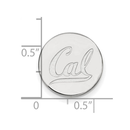 14K Weißgold Logoart University Of California Berkeley Anstecknadel