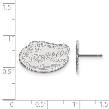 Sterlingsilber Rhodiniert Logoart University Of Florida Gator Klein Ohrstecker