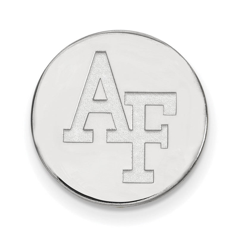 Sterlingsilber Rhodiniert Logoart U.s. Luft Kraft Akademie Anstecknadel