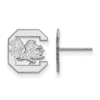 Sterlingsilber Rhodiniert Logoart University Of South Carolina Klein Ohrstecker