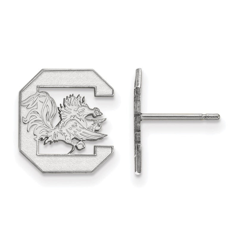 Sterlingsilber Rhodiniert Logoart University Of South Carolina Klein Ohrstecker