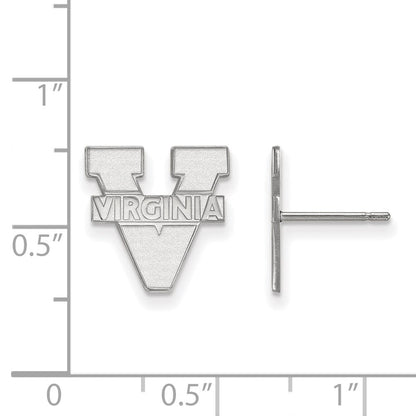 Sterlingsilber Rhodiniert Logoart University Of Virginia Klein Ohrstecker