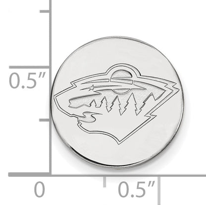 14K Weißgold Nhl Logoart Minnesota Wild Anstecknadel