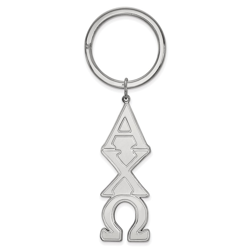 Sterlingsilber Rhodiniert Logoart Alpha Chi Omega Key Kette