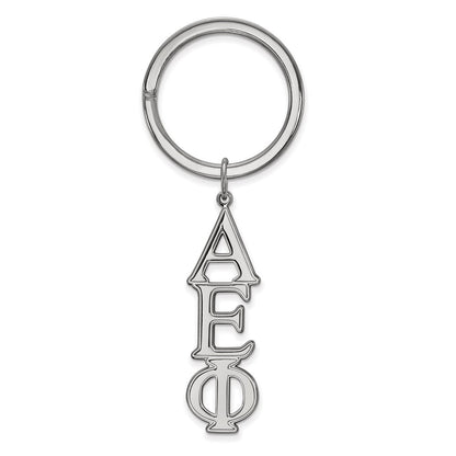 Sterlingsilber Rhodiniert Logoart Alpha Epsilon Phi Key Kette