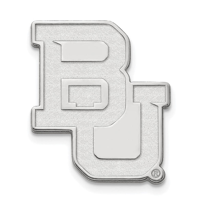 Sterlingsilber Rhodiniert Logoart Baylor University Anstecknadel