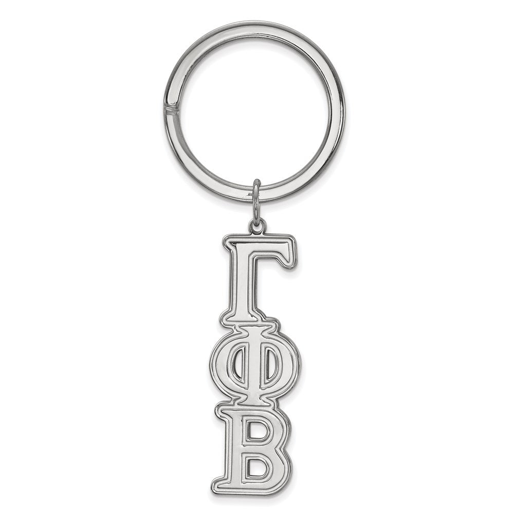 Sterlingsilber Rhodiniert Logoart Gamma Phi Beta Key Kette