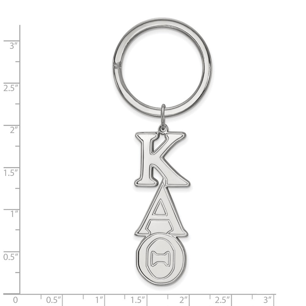 Sterlingsilber Rhodiniert Logoart Kappa Alpha Theta Key Kette