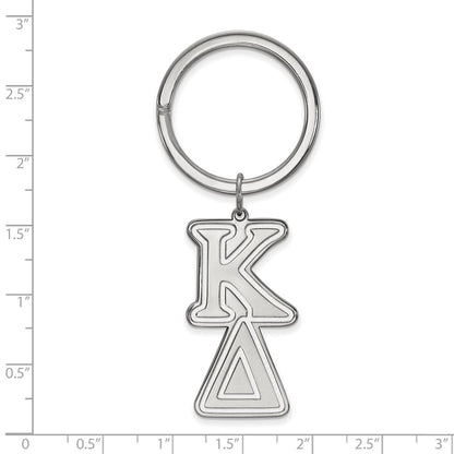 Sterlingsilber Rhodiniert Logoart Kappa Delta Key Kette