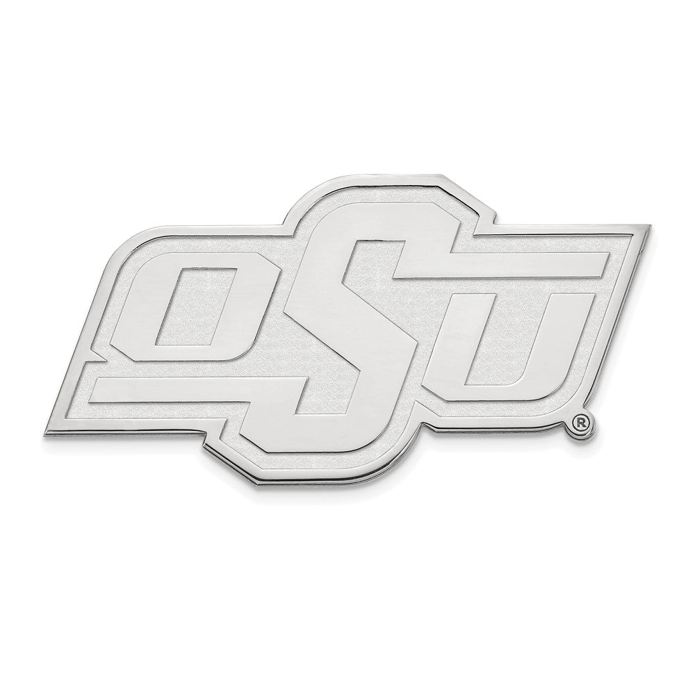 Sterlingsilber Rhodiniert Logoart Oklahoma State University Anstecknadel