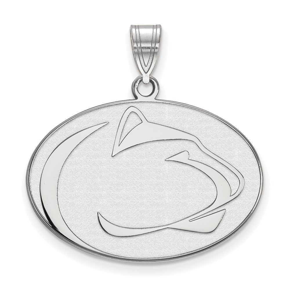 Sterlingsilber Rhodiniert Logoart Penn State University Löwe Groß Anhänger