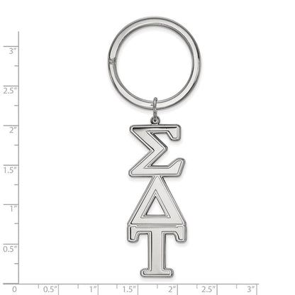 Sterlingsilber Rhodiniert Logoart Sigma Delta Tau Key Kette
