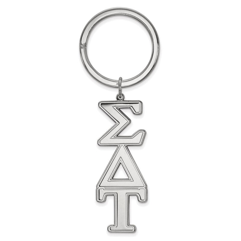 Sterlingsilber Rhodiniert Logoart Sigma Delta Tau Key Kette
