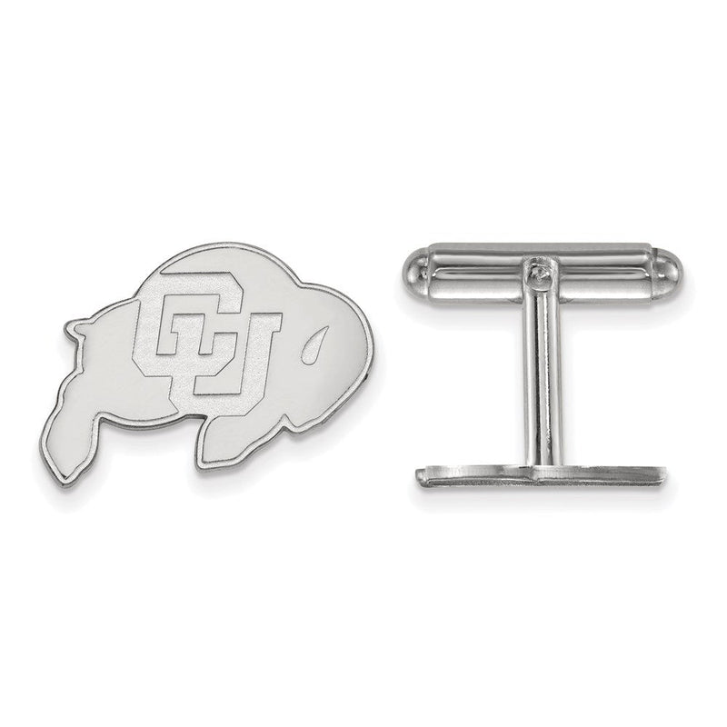 Sterlingsilber Rhodiniert Logoart University Of Colorado Manschette Knöpfe