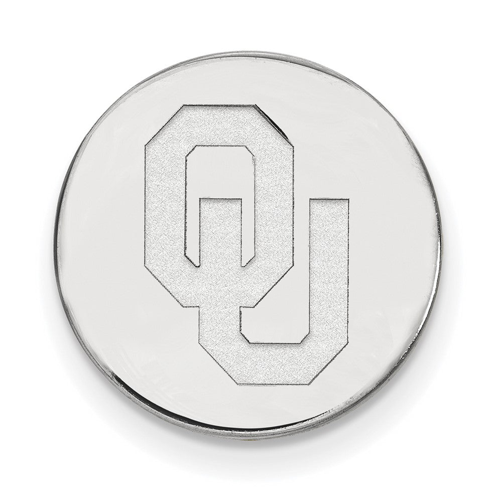 14K Weißgold Logoart University Of Oklahoma O-u Krawatten Tac