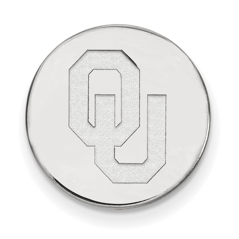 14K Weißgold Logoart University Of Oklahoma O-u Krawatten Tac