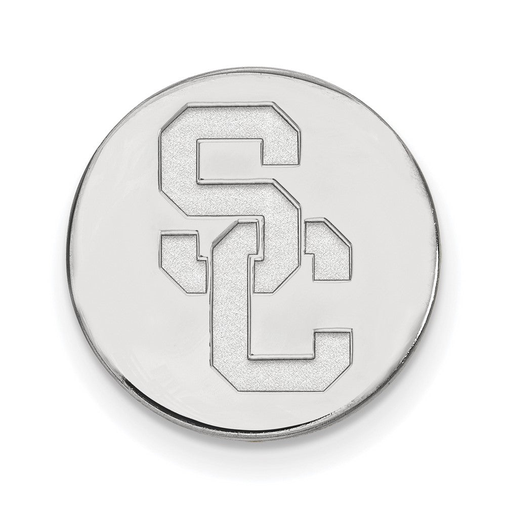 14K Weißgold University Of Southern California S-c Anstecknadel