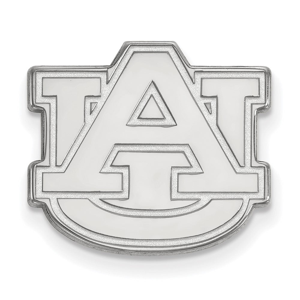 14K Weißgold Logoart Auburn University Anstecknadel