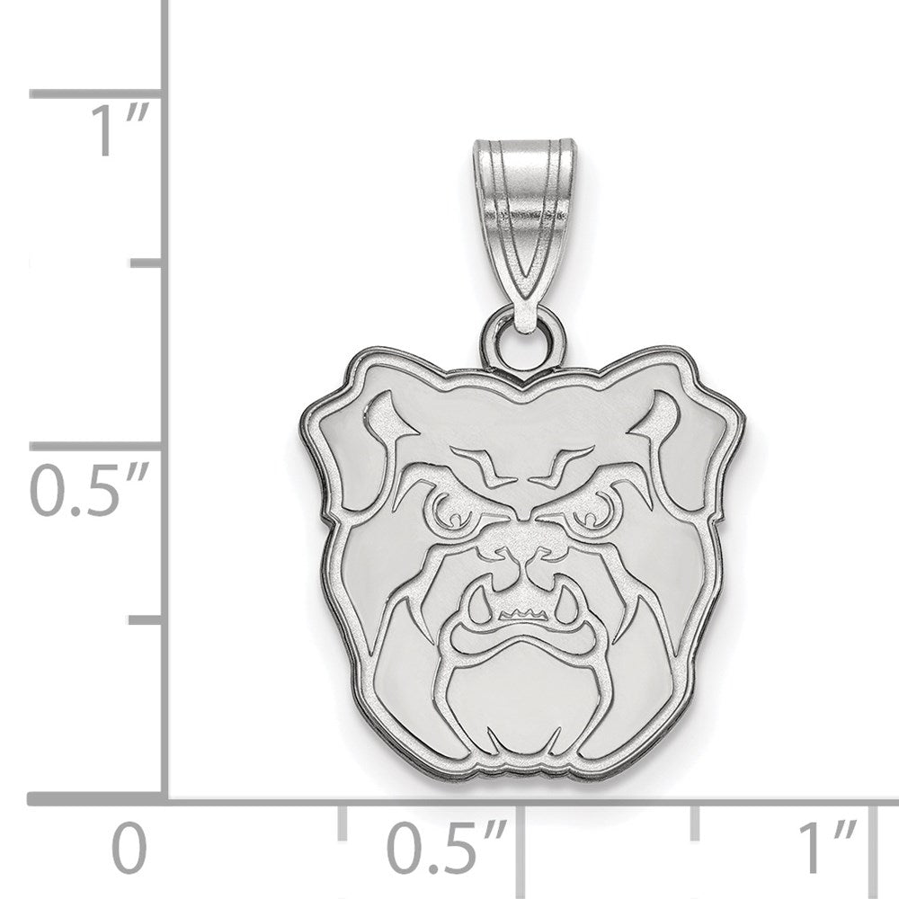 Sterlingsilber Rhodiniert Logoart Butler University Bulldog Mittel Anhänger