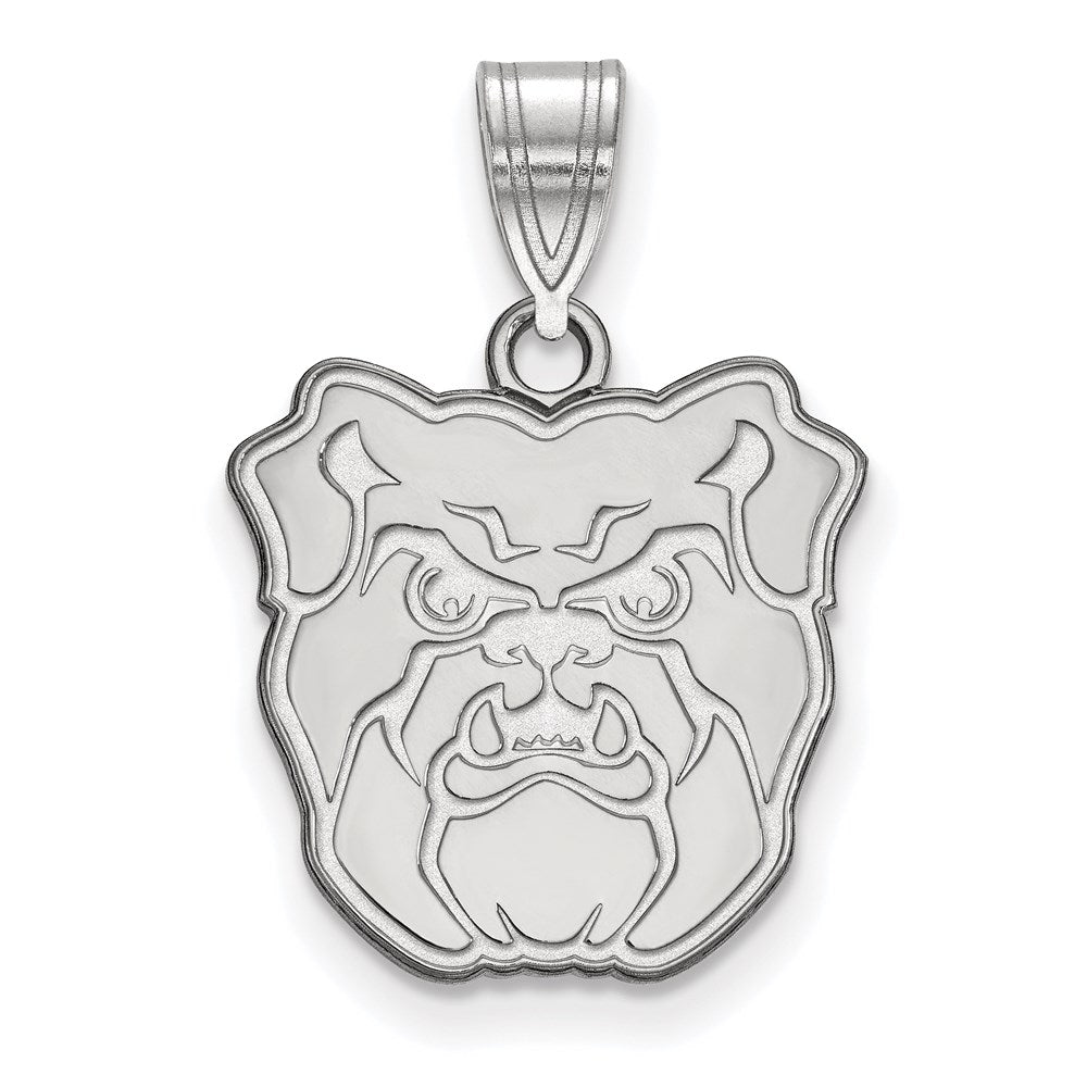 Sterlingsilber Rhodiniert Logoart Butler University Bulldog Mittel Anhänger