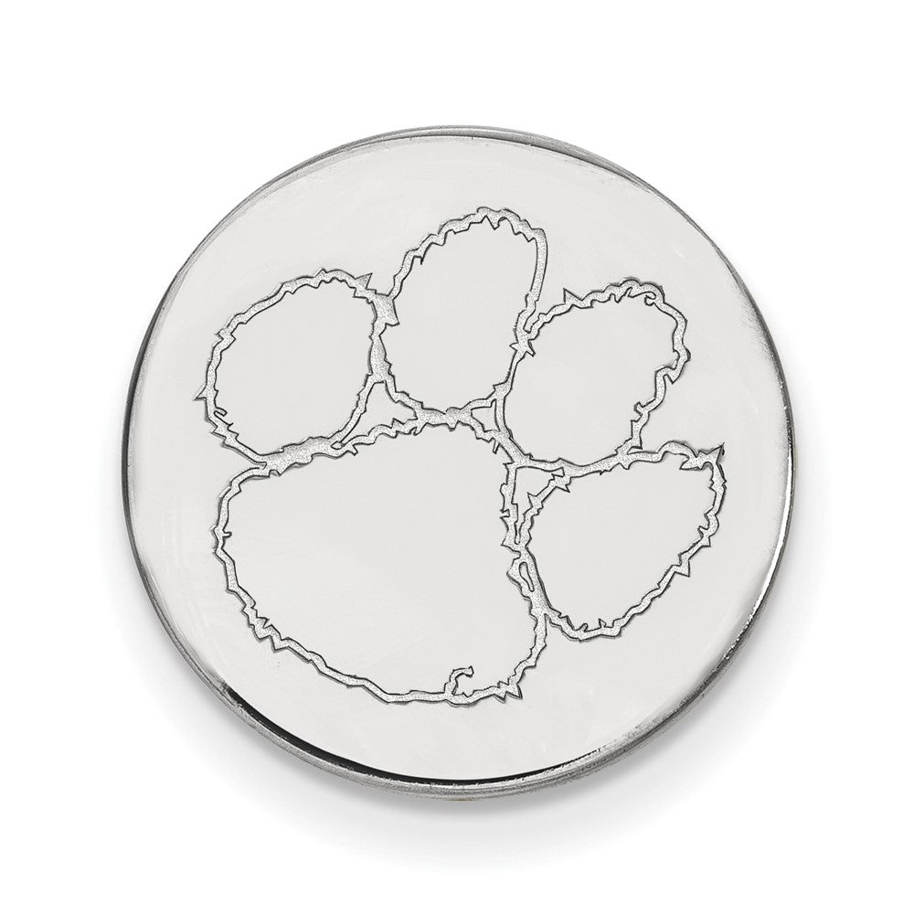 Sterlingsilber Rhodiniert Logoart Clemson University Anstecknadel