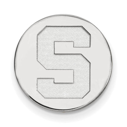 Sterlingsilber Rhodiniert Logoart Michigan State University Anstecknadel