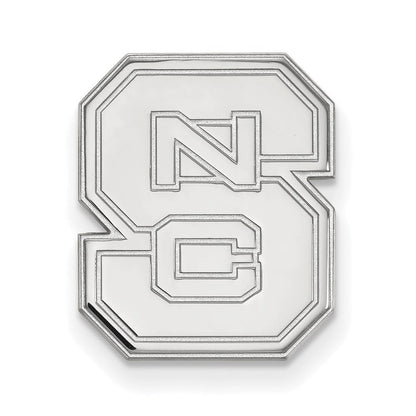 Sterlingsilber Rhodiniert Logoart North Carolina State University Anstecknadel