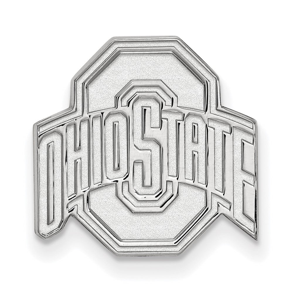 Sterlingsilber Rhodiniert Logoart Ohio State University Anstecknadel