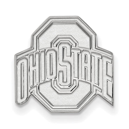 Sterlingsilber Rhodiniert Logoart Ohio State University Anstecknadel