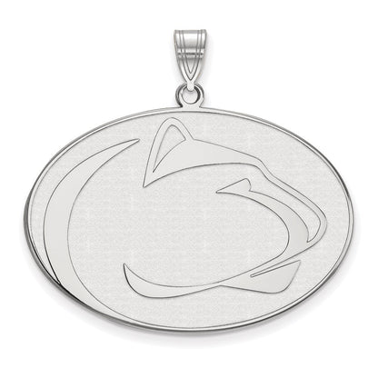 Sterlingsilber Rhodiniert Logoart Penn State University Löwe Extra Groß Anhänger